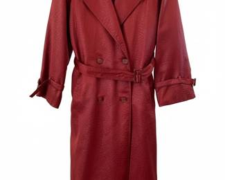 London Fog Red Trench Coat