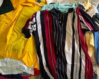 Vintage Bugle Boy Striped Polo Shirt