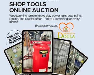 Shop Tools DOWNSIZING