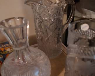 Pressed and Cut Glass