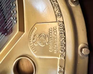 Steinway baby grand piano in walnut. Has not been serviced for several decades. Dimensions are 61"L (not including keyboard with adds 6")  x 57"L x 38"H. Entertaining offers and happy to meet on site to inspect the item.