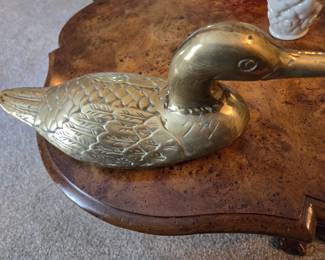 Large, Brass Duck
