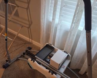 One of Two Exercise Machines.  The Other is a free-Standing Bike