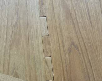 ALTERNATE VIEW: 1970s Teak Niels Koefoed Gateleg Dining Table. In very good condition with a few imperfections to the top as shown in photos. Measures (Open) 77"L x 51"W x 29"H. (Closed) 28"W.  AVAILABLE FOR:  $1800