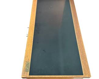 ALTERNATE VIEW: Bruksbo Danish teak Bar Cart. 
30.25" wide closed, 60.5" wide open, 16.25" deep, 35" high. AVAILABLE FOR - $1100