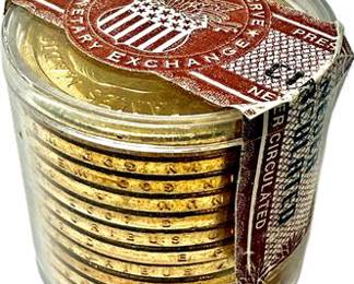 Sealed Roll – 2007 U.S. Presidential $1 Coins – World Reserve Monetary Exchange