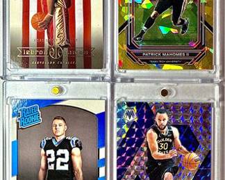 🔥 Superstar Sports Card Lot – LeBron RC, Mahomes II, McCAFFREY RC, CURRY 