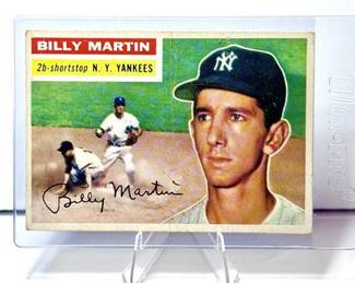 1956 TOPPS 181 BILLY MARTIN