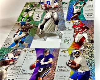 1997 Upper Deck EX 2000 Football Lot (9 Cards)