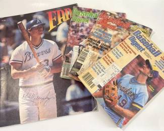 FAN 1985 Baseball Magazine + ( 3 Baseball Digest Issues )