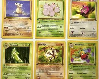 First Edition 1999 Pokemon 6 Card Lot