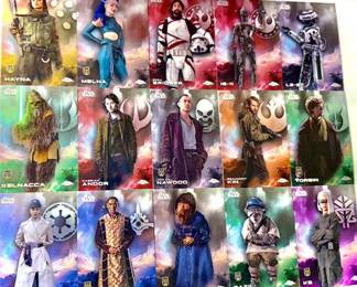 Topps Chrome Star Wars Card Lot