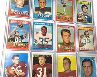 Vintage NFL (60’s & 70’s) Topps Football Lot (12)