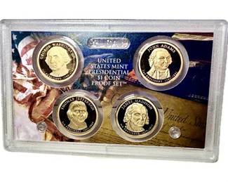  2007 U.S. Mint Presidential $1 Proof Set – 4-Coin Set