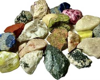 Lot 152   3 Bid(s)
Mixed Rough Stone & Mineral Lot – Natural Raw Crystals, Quartz, Jasper & More 