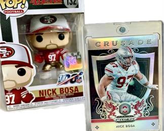NICK BOSA FUNKO POP & SPORTS CARD