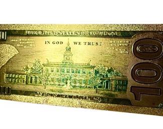 Marvel - Doctor Octopus, Novelty Gold Bank Note & COA 99.9% Pure 24k Caret Gold