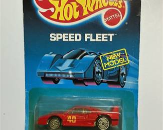 Hot Wheels - 1988 Speed Fleet Ferrari F40 – Mattel Die-Cast (Vintage Series)