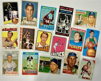 Mixed Sport Vintage card Lot (50’s , 60’s , 70’s