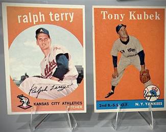 1958 Topps Baseball RALPH TERRY & TONY KUBEK