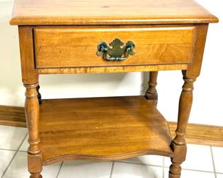 Solid Wood Bed Side Table Night Stand 