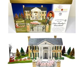 Department 56 Elvis Presley’s Graceland Special Edition Gift Set 