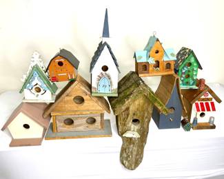Whimsical Birdhouse Lot 