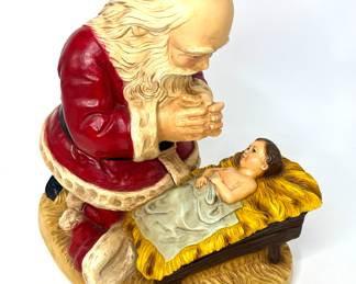 "The Kneeling Santa" by Roman, Inc. - Circa 1980's 