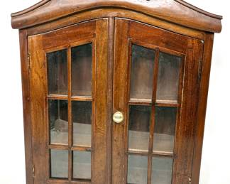 Vintage Wall Hanging Curio Cabinet 
