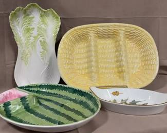 Four Ceramic Kitchen Items