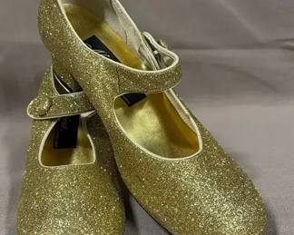Gold glitter Tap Shoes 