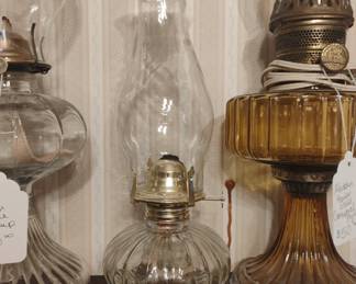 Nice oil and electric convert lamps 