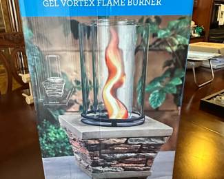 Tabletop Gel Fire Pit with Vortex Flame