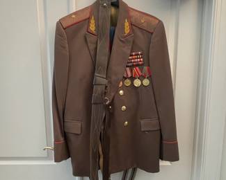 Vtg Military Dress Uniform with Medals
