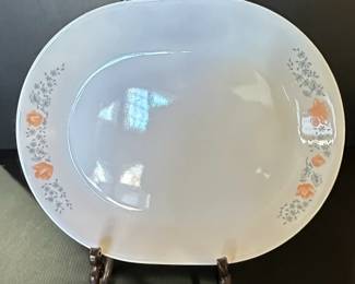 Corelle Spring Blossom Oval Serving Platter