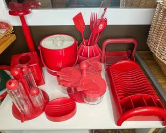 Copco Red Kitchenware Set