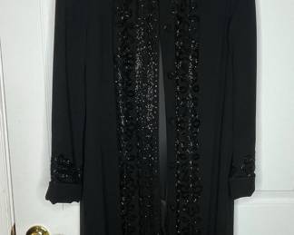 Lafayette 148 New York Black Beaded Jacket 