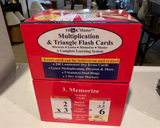 THinK Master Premium Multiplication Triangle Flash Cards