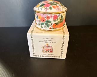 Rifle Paper Co. Garden Party Round Porcelain Box