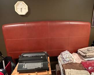 Leather Upholstered Headboard