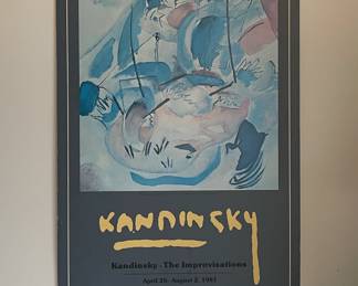 Wassily Kandinsky The Improvisations Exhibition Poster
