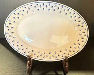 McCoy Ltd. Inc. La Blue Oval Serving Platter