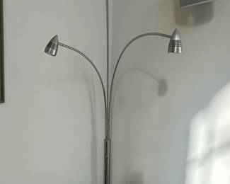 Large Contemporary Floor Lamp with Three Spotlights