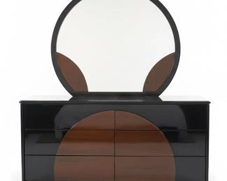 Vtg. Art Deco dresser with mirror