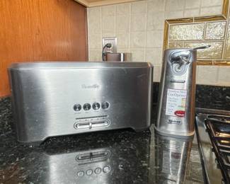 Breville Slice Toaster and Cuisinart Deluxe Stainless Steel Can Opener