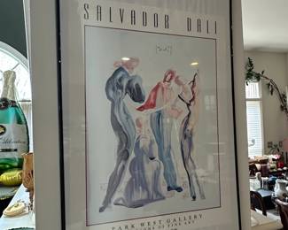Salvador Dali The Dance Lithograph Print