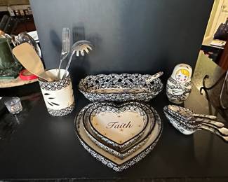 Temptations Old World Faith Dishes, and accessories