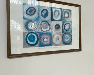 Wassily Kandinsky Squares with Concentric Rings Print