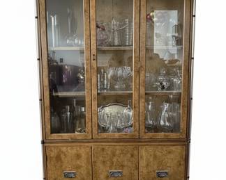 MCM Style China Cabinet set of 2