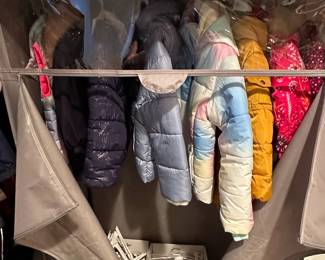 Childrens Coats and Hangers 